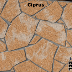 Delap terméskő struktúra lábazat Ciprus