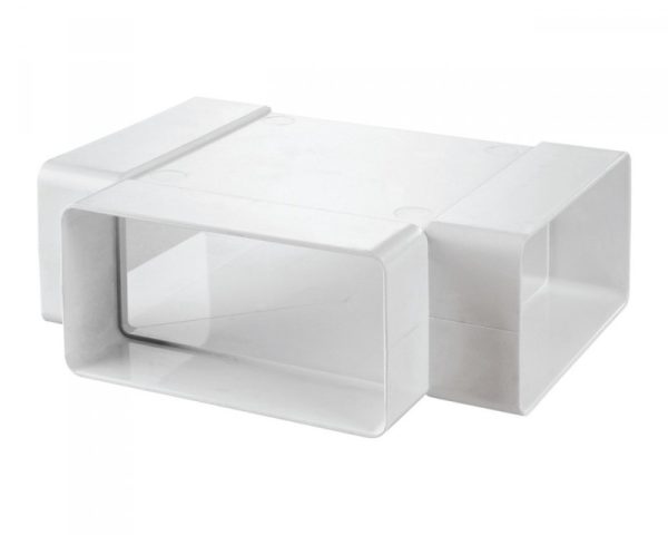 Vents pvc lapos, merev szellőző T idom