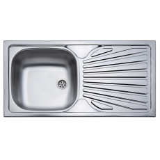 Kevmil KM-121 rozsdamentes egy medencés csepptálcás mosogató tálca 860 x 435 mm