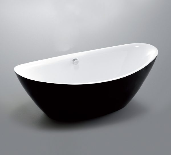 Wellis Arezzo Black egyenes térben álló akril fürdőkád 180 x 87 x 65 - Image 4