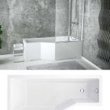 Besco Integra aszimmetrikus akril fürdőkád 170×75/56 cm - balos - WAI-170-PL - Image 9