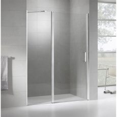 Wellis Pure Easy Clean zuhanyajtó fallal