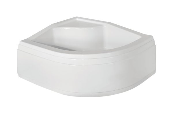 Besco Maxi íves mély zuhanytálca 80 × 100 × 38,5/45 cm - balos - BAM-100-NL + OAB-100-NS - Image 4