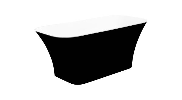 Besco Assos B&W szabadonálló térkád 160x70 cm - WMD-160-ABW