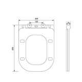 Wellis Erin Soft Close WC ülőke WF00036 - Image 2