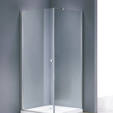 Aqualife HX Vario1 matt biztonsági üveges, szögletes, nyílóajtós zuhanykabin