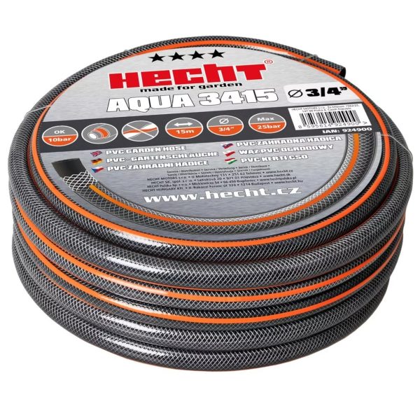 Hecht Aqua 3425 flex locsolótömlő 3/4" -25 méteres tekercs