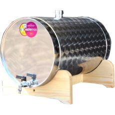 Inox tartály fekvő - 35 literes