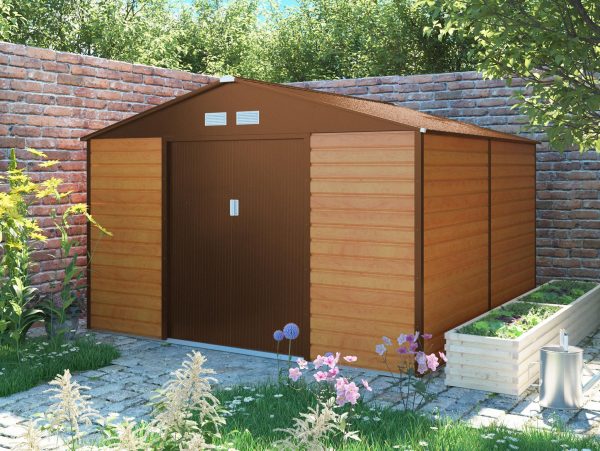 G21 GAH 1085 - kerti tároló fém ház, 340 x 319 cm - Image 10