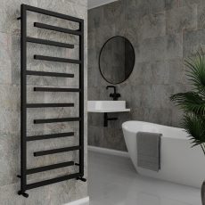 Wasserburg 20.25916B LABYRINTH BLACK Törölközőszárító radiátor 138x60