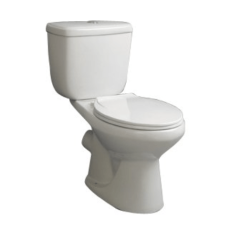 Sanotechnik SANO-BASIC hátsó kifolyású monoblokkos WC ülőke nélkül CT1932