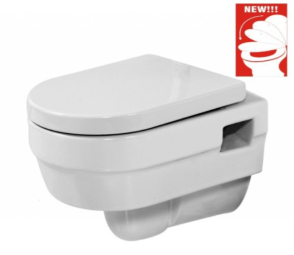 Sanotechnik JADE fali WC "soft close" ülőkével SP500