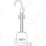 Ferro Ratio BTI4LP Álló mosogató csaptelep nyílt rendszerű elektromos vízmelegítőkhöz - Image 2