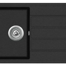 Evido EASY 45S csepptálcás gránit mosogató 760 x 440 x 170 mm  antracit - 105982BK