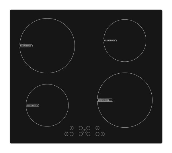 Evido VETRO 60IB indukciós beépíthető főzőlap 60 cm fekete - HIV6TB-3 - Image 3