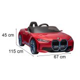 Elektromos autó BMW i4 cabrio piros - LEA-BMW-PIR - Image 3