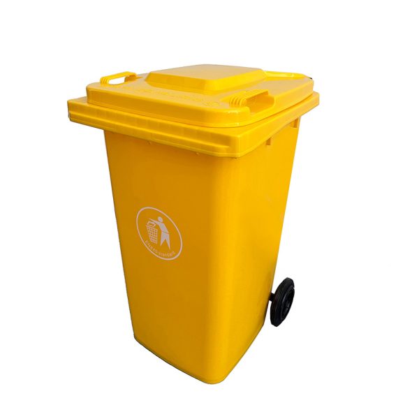 Hulladéktároló 240L sárga - LKU-240S