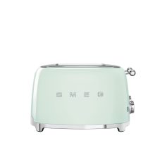 SMEG KENYÉRPIRÍTÓ, retro, 2x2 szeletes, világoszöld