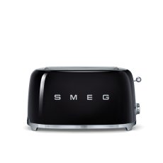 SMEG KENYÉRPIRÍTÓ, retro, 4 szeletes, fekete