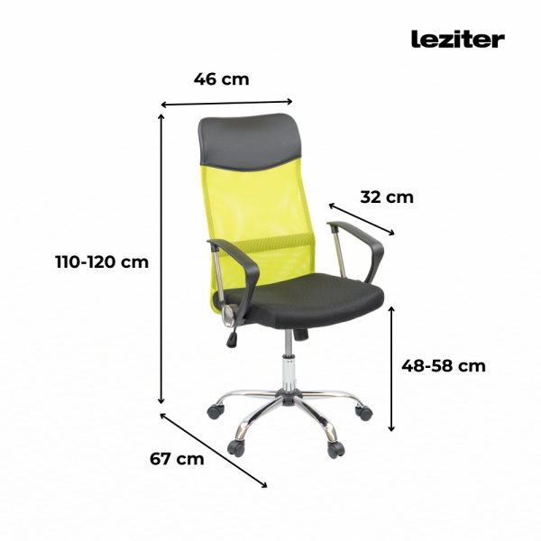 Fit ergonomikus irodai forgószék - TY8045-3-GREEN - Image 2