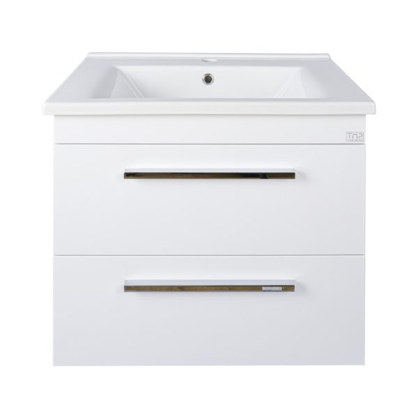 TMP VIVA 75 fali függesztett fürdőszobabútor Sanovit ATRIA 9075 porcelán mosdóval 75 x 45,5 cm - 00401210