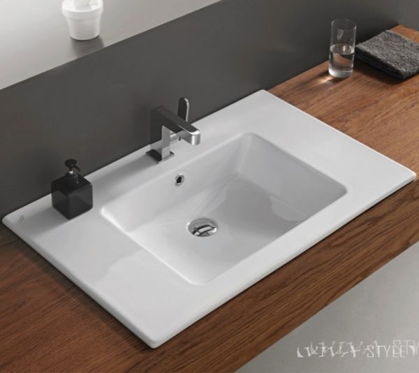CeraStyle IBIZA - porcelán mosdókagyló - 71 x 51 cm - Image 2