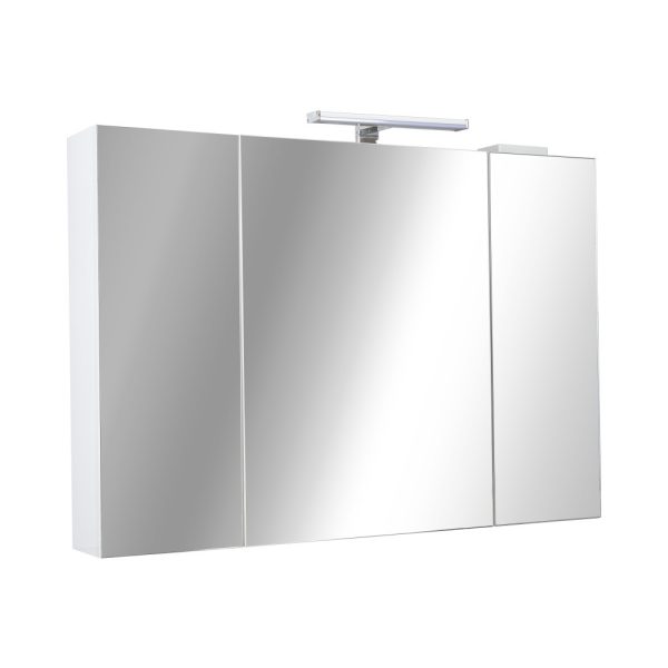 PIRAMIDA AKVA Tükrös fürdőszobai szekrény LED világítással - 100 x 69 x15cm - 100R - Image 2