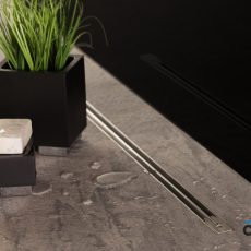 Pestan zuhanyfolyóka Confluo Slim Line 115 cm - 13000305