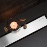 Pestan zuhanyfolyóka Confluo Frameless Line - keret nélküli - FEHÉR üveg 75 cm - 13701214 - Image 2