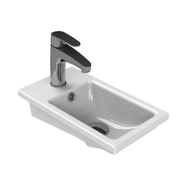 Viva STYLE NIKA fali függ. fürdőszobabútor CeraStyle NIKA 71100 porcelán mosdóval 42 x 24 cm - 3000295 - Image 9