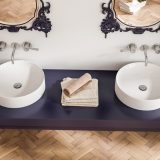 Sanovit LUCENTE - PULTRA ültethető - Top Counter - porcelán mosdó - O - Ø 43 cm - 3043-KL - Image 3