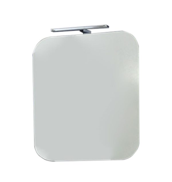 TMP MEDIA fürdőszobai tükör LED világítással - 60 x 65 cm - 400016