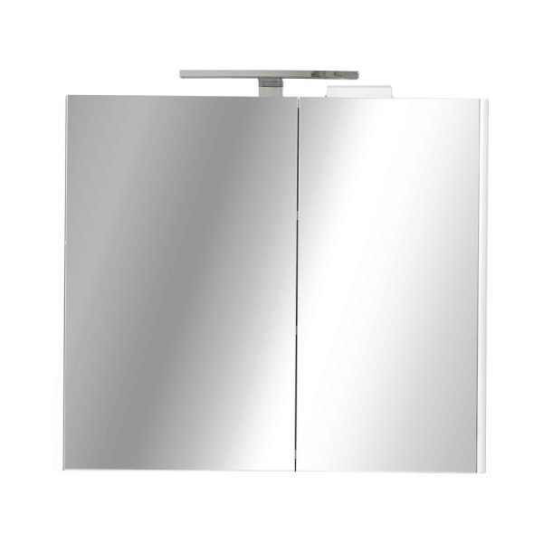 TMP SHARP Tükrös fürdőszobai szekrény LED világítással - 75 cm - 400524