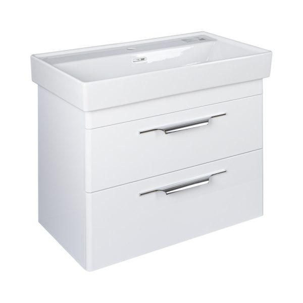 TMP LUX 80 fali fürdőszobabútor - CeraStyle SHARP - 37300 mosdóval - 80 x 48 cm -40054137300 - Image 2