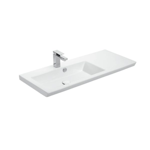 Sanovit ISIK - porcelán mosdókagyló - 100 x 44 cm - 4100-KL