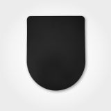 Viva FEKETE BRILLA SLIM L WC ülőke - duroplast - lecsapódásgátlós - levehető klikk - 42 x 36,5 cm - 51CL8002 - Image 4