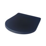 Viva FEKETE BRILLA SLIM L WC ülőke - duroplast - lecsapódásgátlós - levehető klikk - 42 x 36,5 cm - 51CL8002 - Image 5