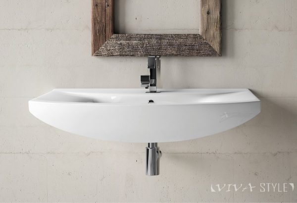 Sanovit ZENON - porcelán mosdókagyló - 86 x 50 cm - 6085-KL - Image 3