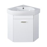 Viva STYLE Arda sarokszekrény CeraStyle Arda porcelán sarokmosdóval 46 x 46 cm - JOBBOS - ARB1900J