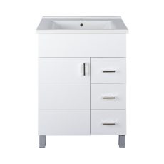 Viva STYLE Karina 65 lábon álló fürdőszobabútor 3 fiókos Sanovit ATRIA 9065 mosdóval 65 x 45,5 cm - DD610-3F