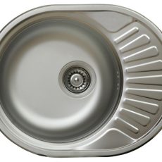Livinox RONDO EC-157K mini csepptálcás rozsdamentes mosogató 570 x 450 x 160 mm