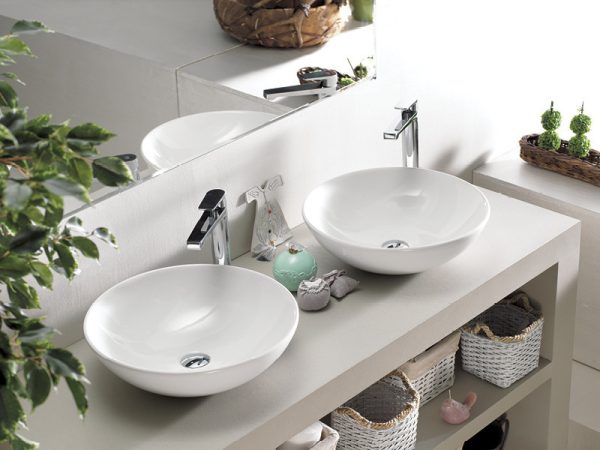 CeraStyle ZERO - PULTRA ültethető - Top Counter - porcelán mosdó - O - Ø 46 cm - Image 2