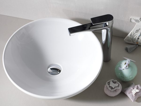 CeraStyle ZERO - PULTRA ültethető - Top Counter - porcelán mosdó - O - Ø 46 cm - Image 3