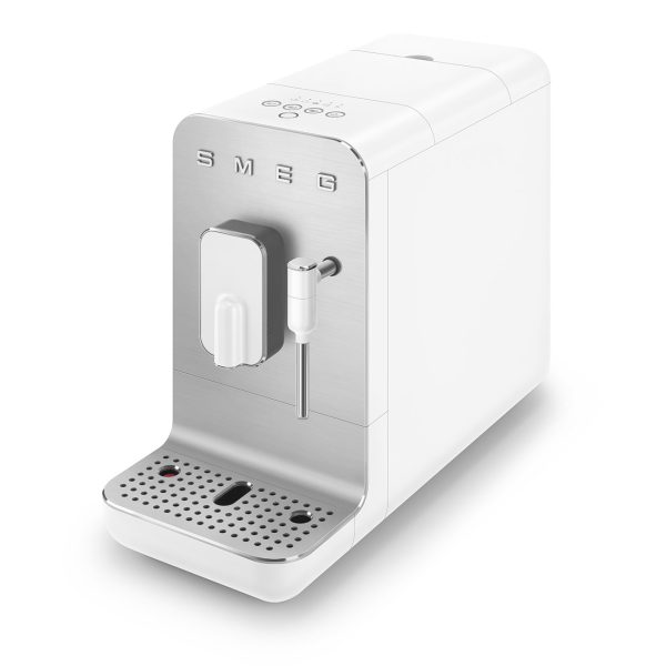 SMEG AUTOMATA KÁVÉFŐZŐ, retro, tejhabosító funkció, matt fehér - Image 2