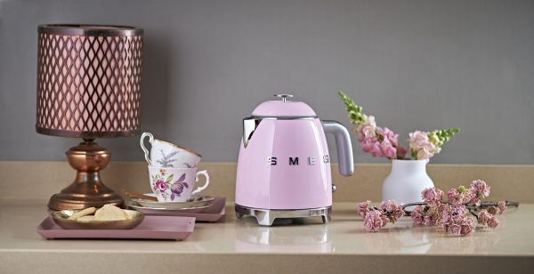 SMEG MINI VÍZFORRALÓ, retro, rózsaszín - Image 6