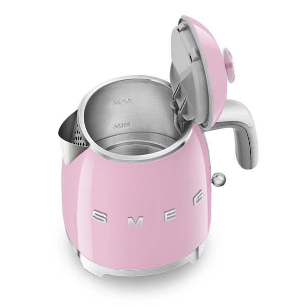 SMEG MINI VÍZFORRALÓ, retro, rózsaszín - Image 5