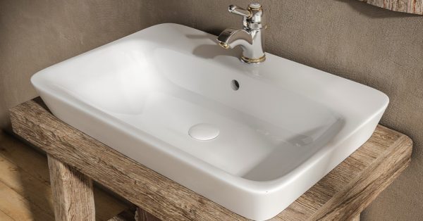 Sanovit 3065 collections - PULTRA ültethető - Top Counter - porcelán mosdó - 65 x 45 cm - 3065 - Image 4