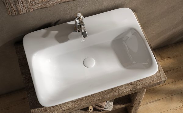 Sanovit 3065 collections - PULTRA ültethető - Top Counter - porcelán mosdó - 65 x 45 cm - 3065 - Image 7