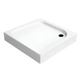 Klonberg 80x80 cm-es szögletes akril zuhanytálca 80x80 cm - AKSZ80ZT