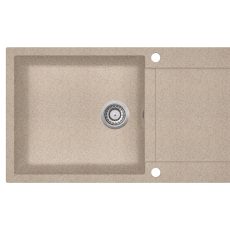 Evido Cubo XL 6S compact csepptálcás gránit mosogató 860 x 500 x 220 mm homok - 105538